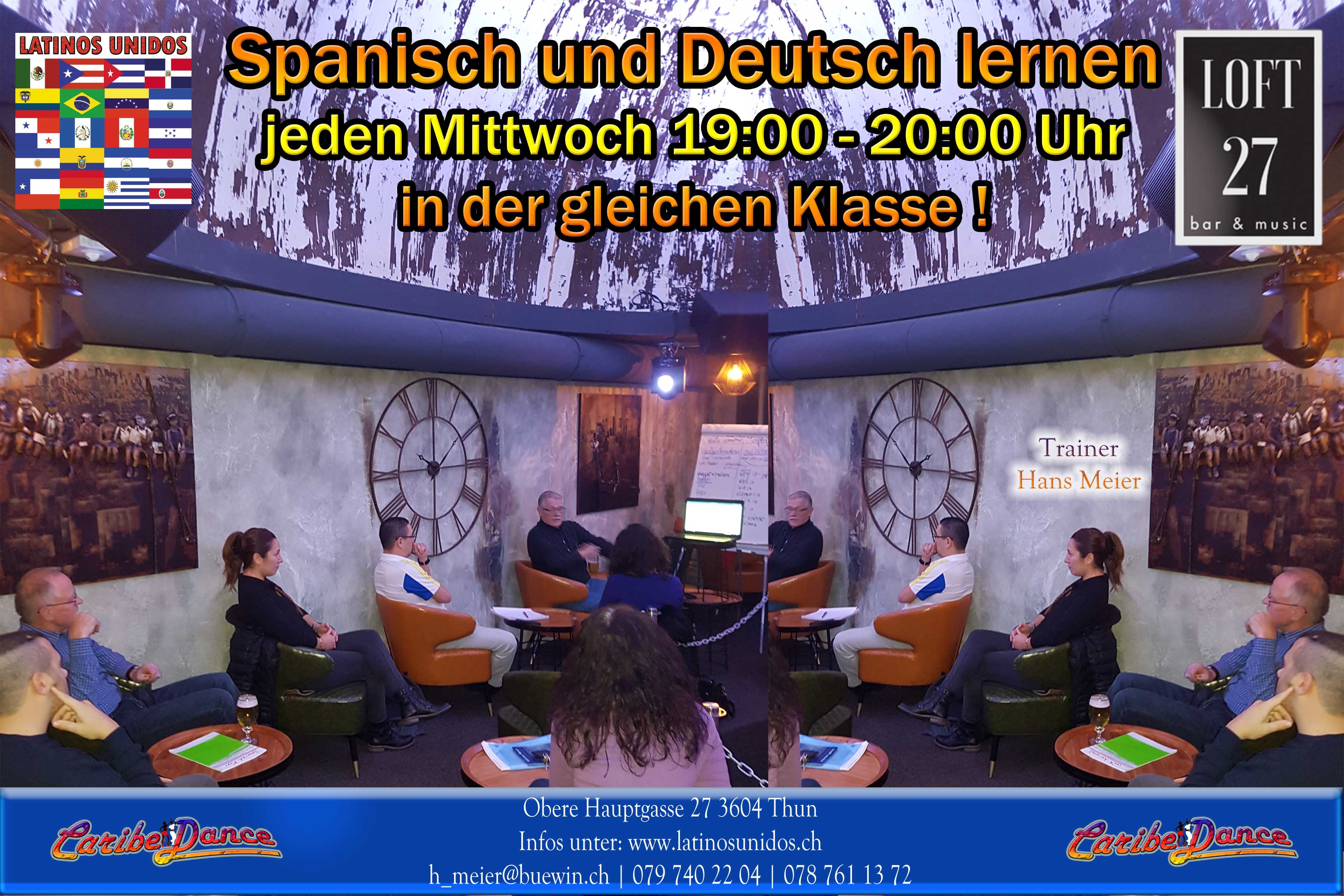 Deutsch und Spanischunterricht im Loft 27 Bar Deutsch und Spanischunterricht im Loft 27 Bar